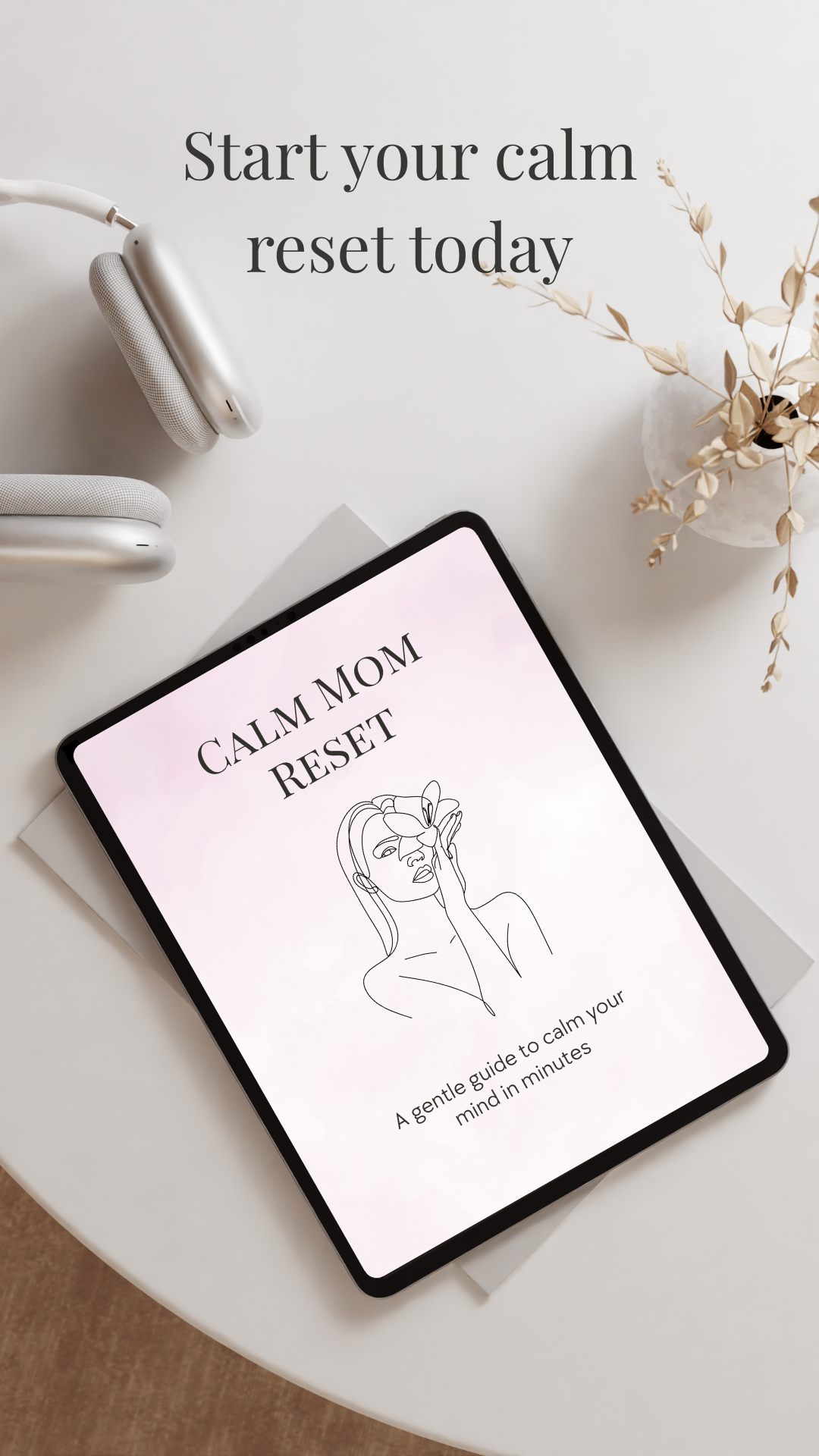 Calm Mom Reset Printable PDF - Nervous System Reset for Moms - Anxiety Relief Guide – Bild 6