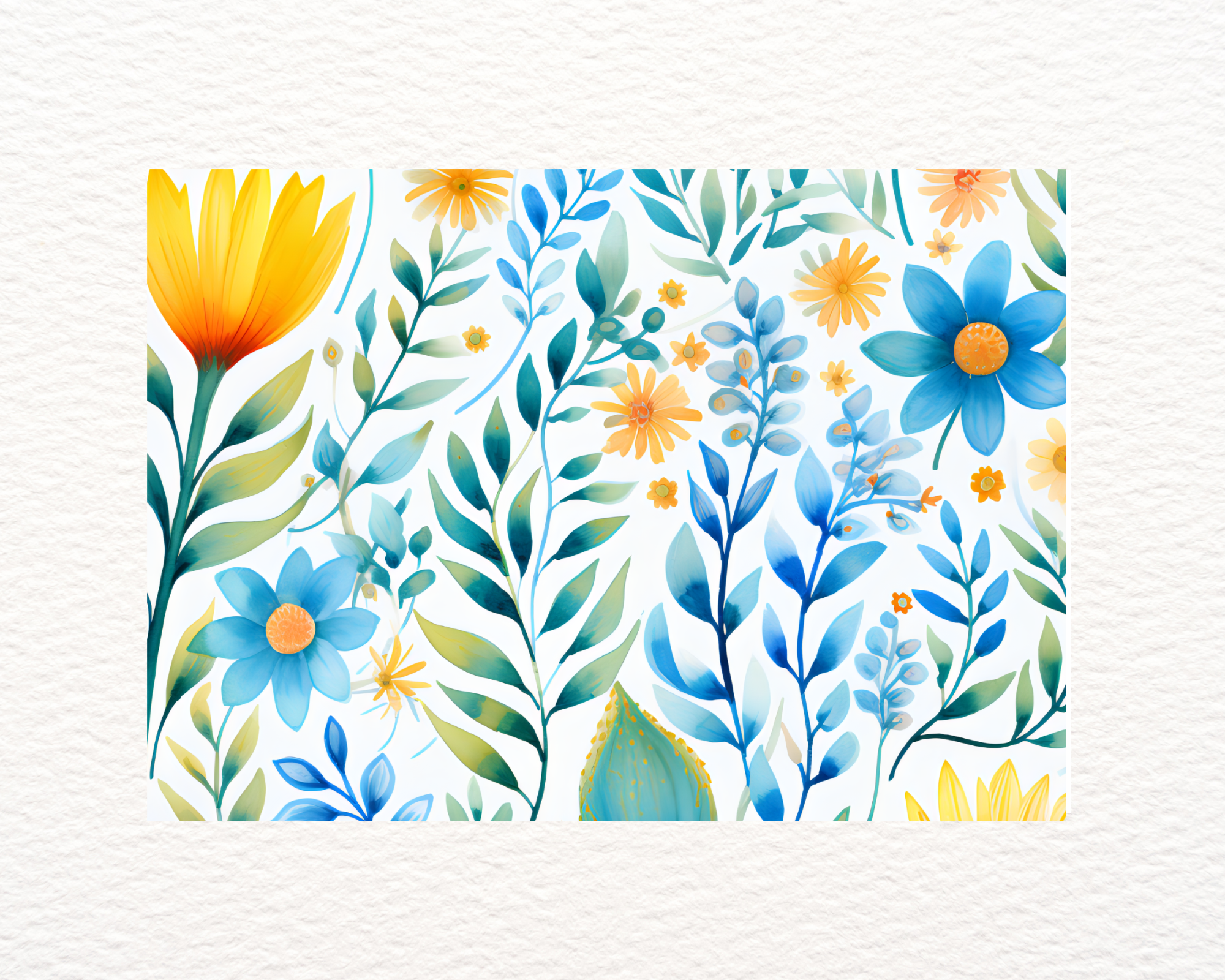 Summer Calming Art Cards Set (5 Prints) – Nervous System Regulation – Bild 4